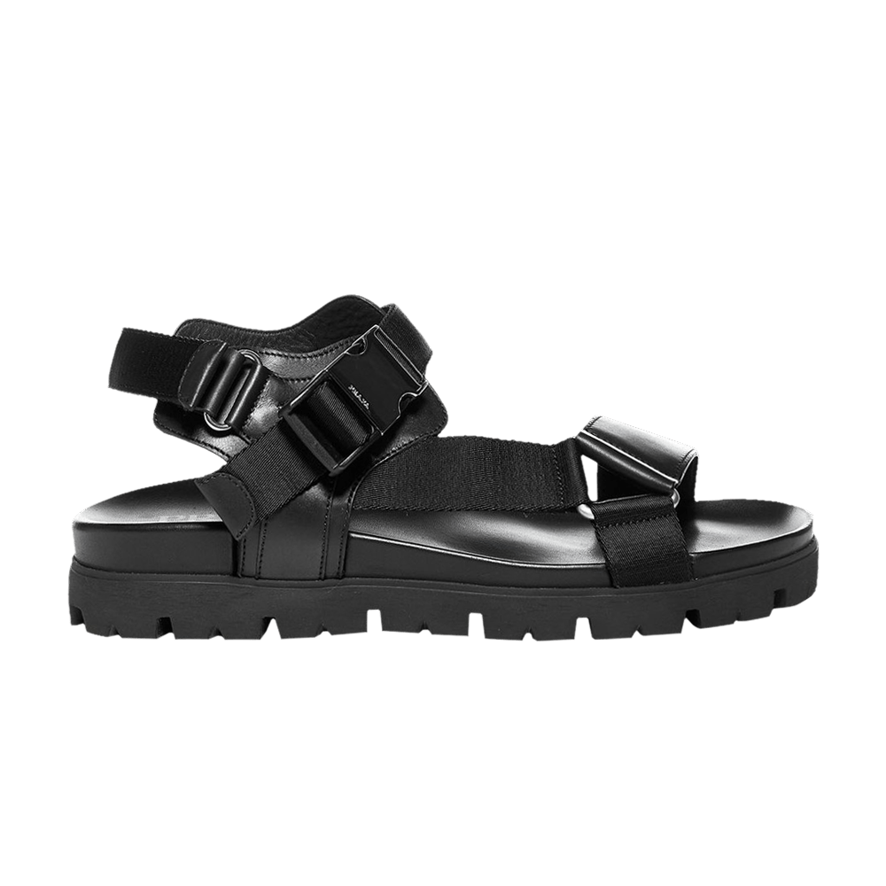 Сандалии Prada Buckle Tape Sandal 'Black'
