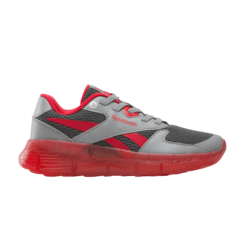 Кроссовки Reebok Zig N' Glow 2 Elastic Lace Little Kid 'Grey Vector Red'