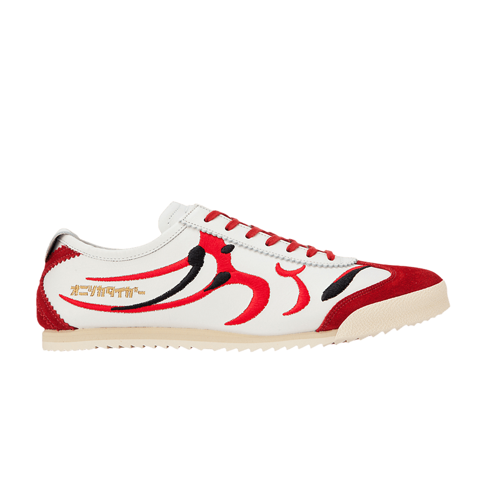 Кроссовки Onitsuka Tiger Mexico 66 Deluxe 'Kumadori - White Classic Red'