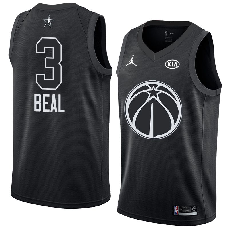 Баскетбольная джерси 2018 All-Star Wizards Bradley Beal #3 Black Swingman Jersey