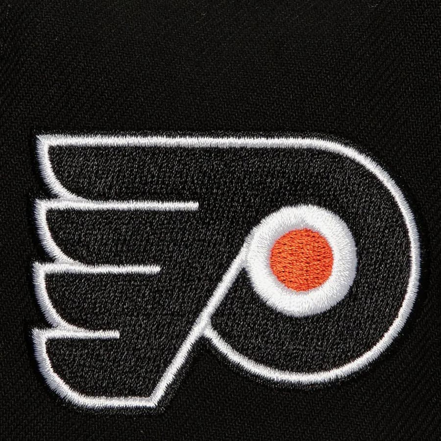 Бейсболка Mitchell & Ness Black Philadelphia Flyers Retro Sport Vintage Snapback Hat