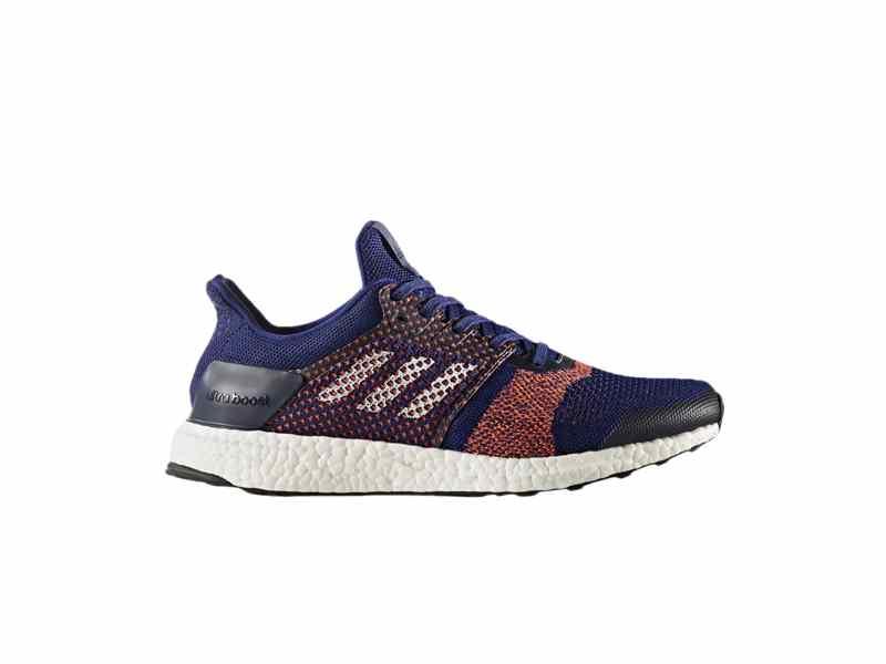Кроссовки adidas UltraBoost ST Blue Solar Orange