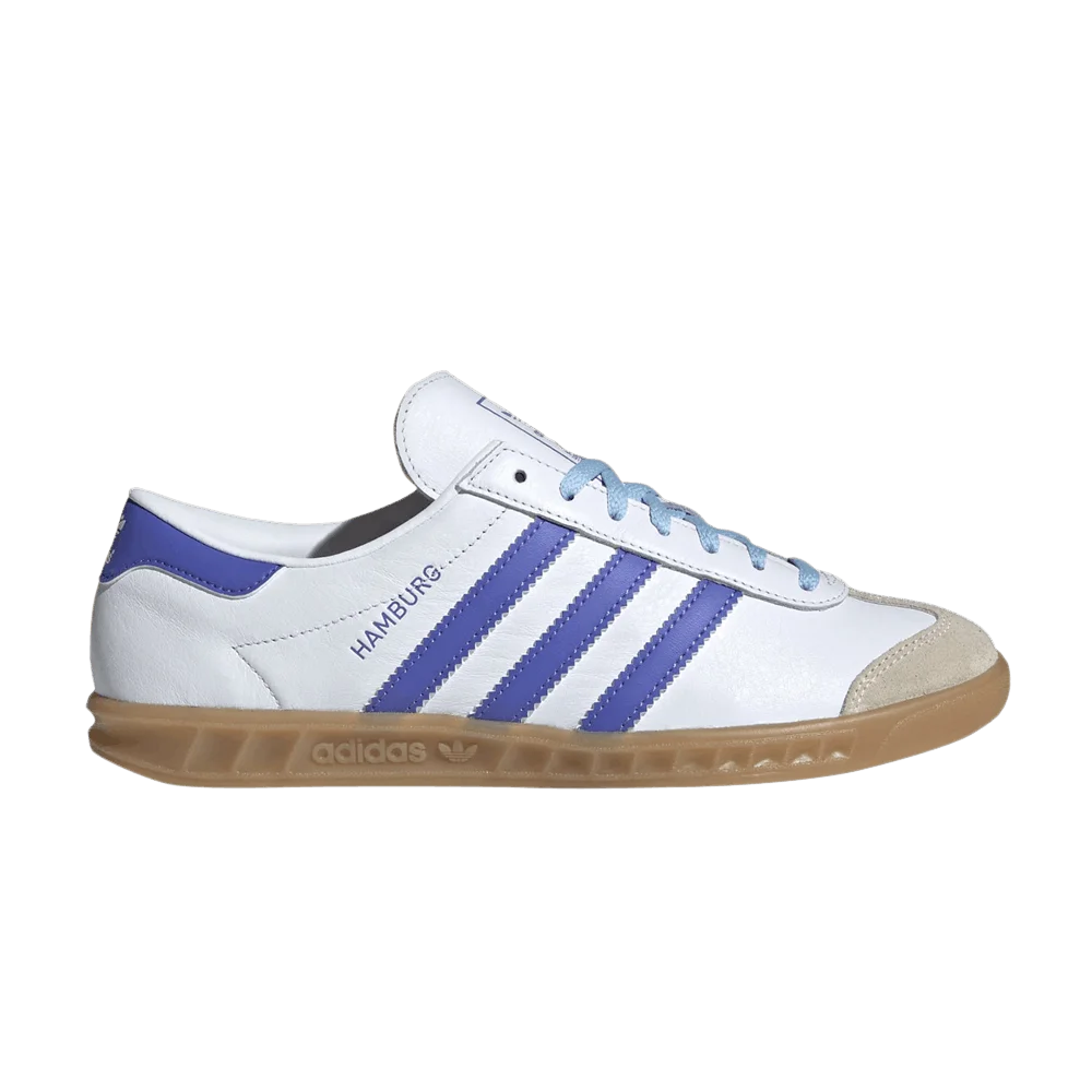 Кроссовки Adidas Wmns Hamburg 'White Cobalt Blue Gum'
