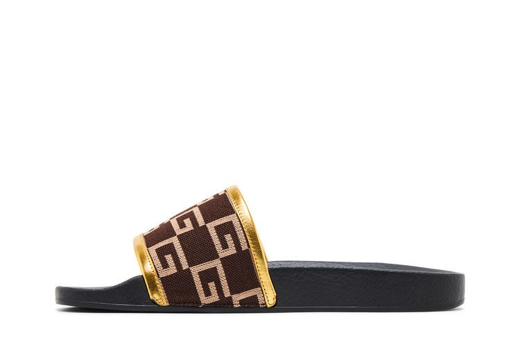 Кроссовки Gucci Pursuit 72 Knit Slide 'Brown Gold'
