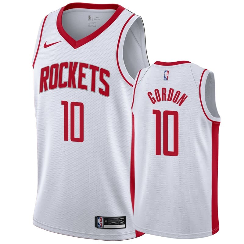 Баскетбольная джерси 2019-20 Houston Rockets #10 Eric Gordon Association Edition White Swingman Jersey