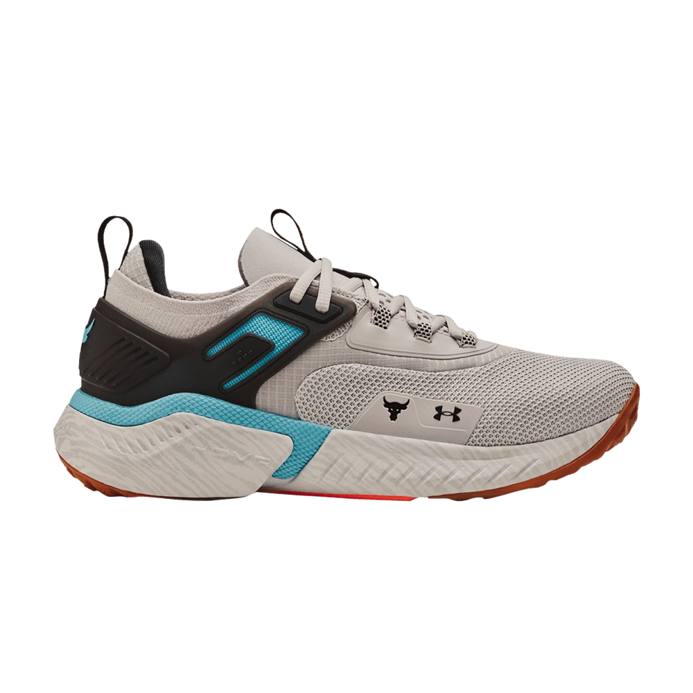 Кроссовки Under Armour Project Rock 5 'Grey Matter Blue Surf'