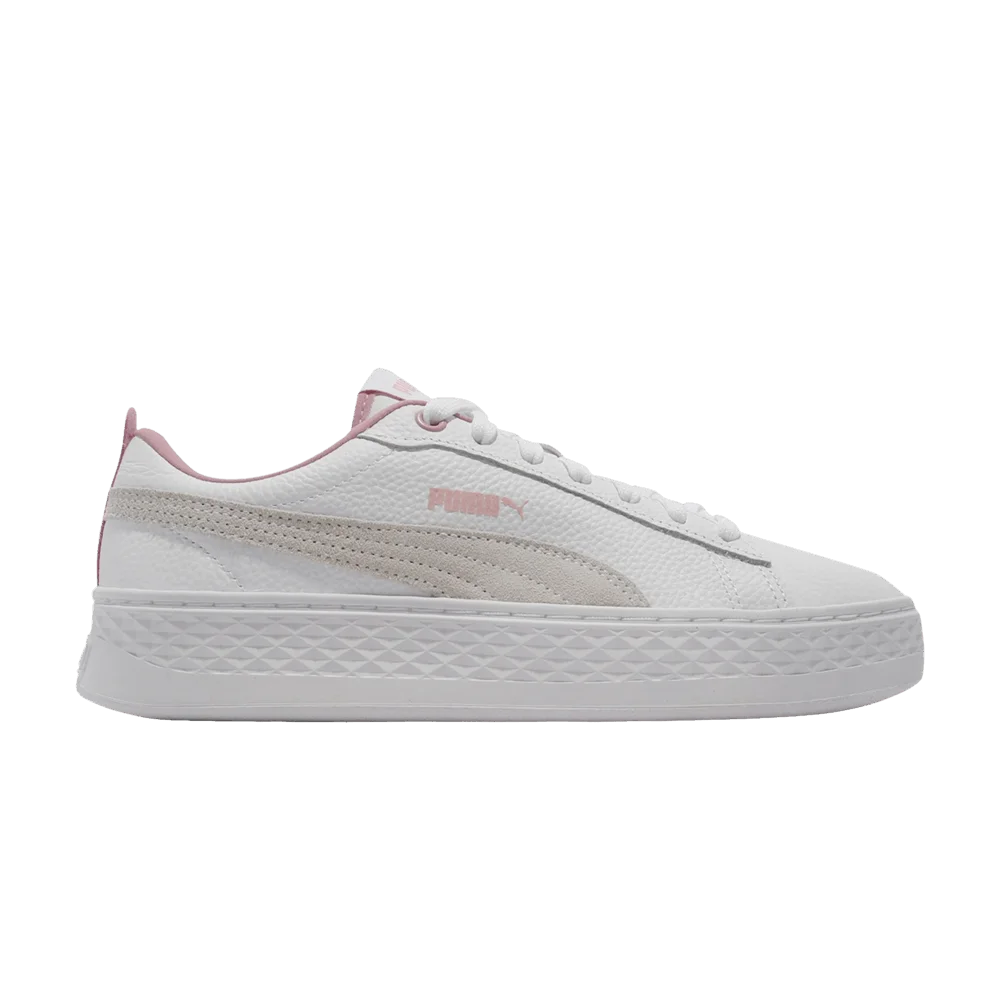 Krossovki-Puma-Wmns-Smash-Platform-Low-White-Pale-Pink