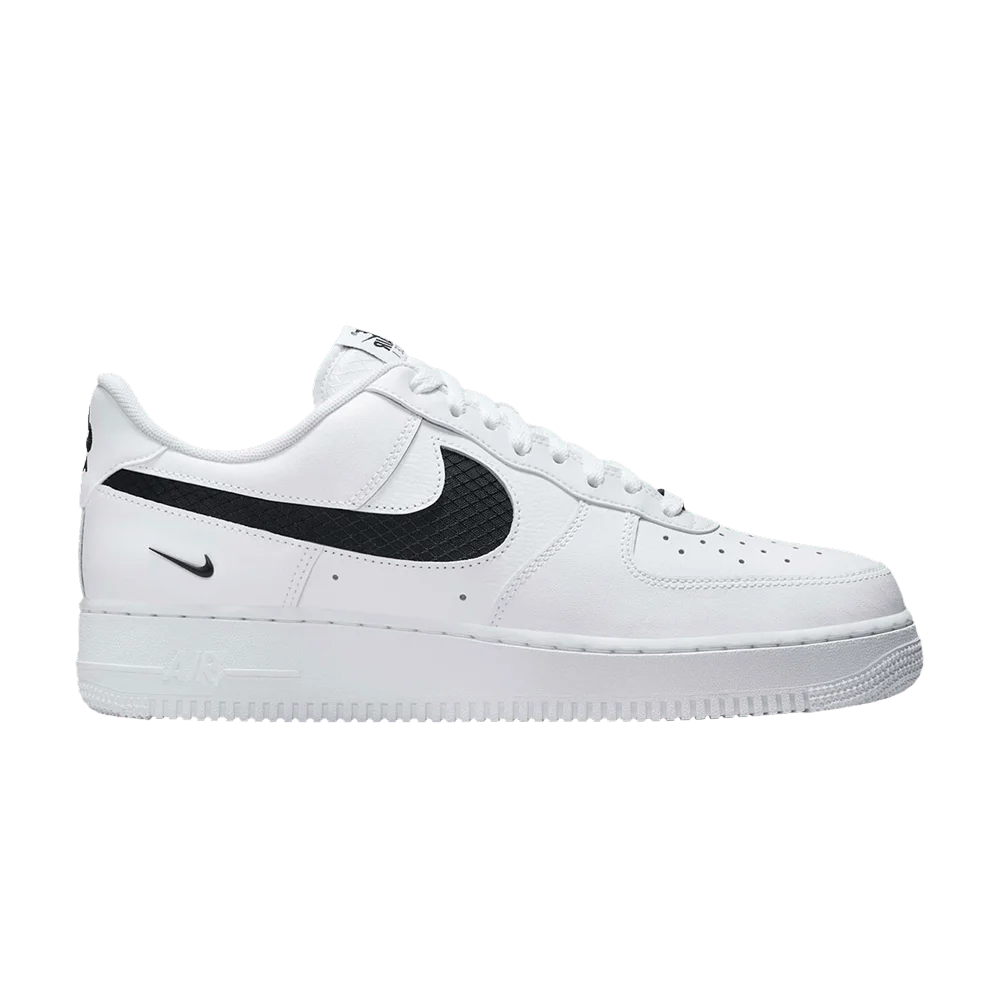 Кроссовки Nike Air Force 1'Nylon Swoosh - Black White'