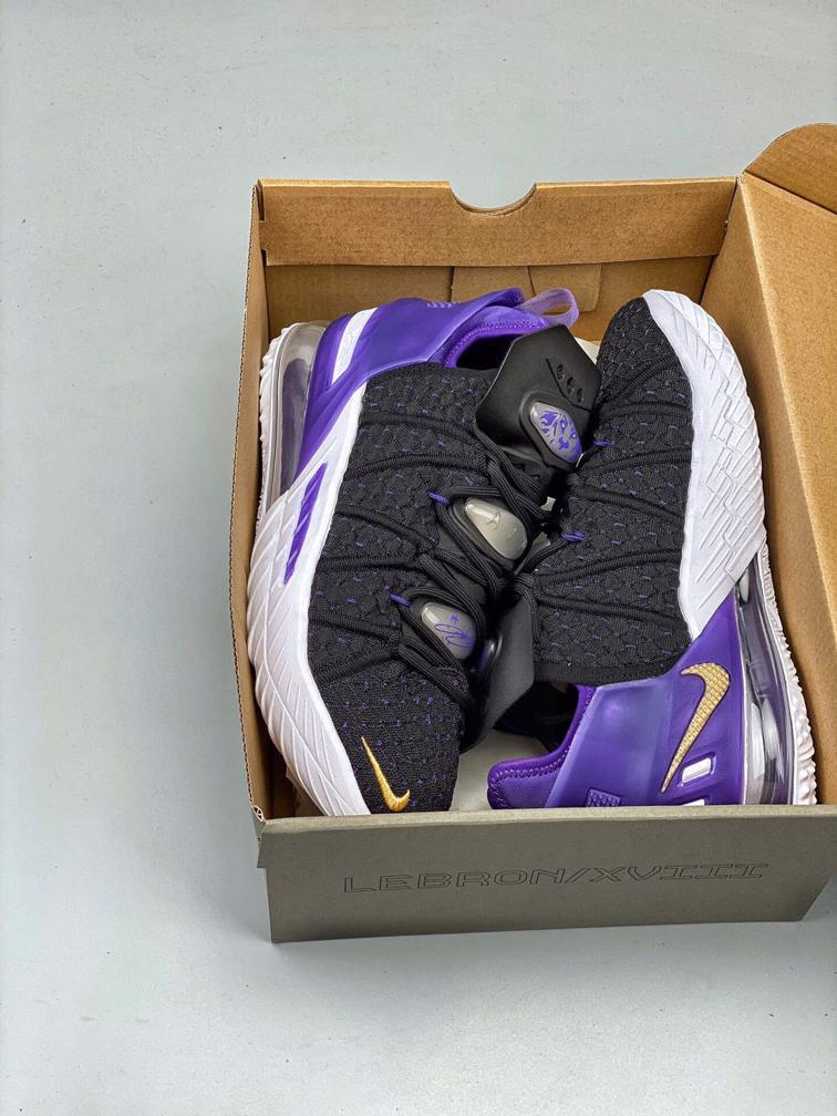 Кроссовки Nike LeBron 18 Lakers