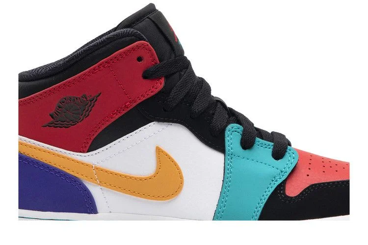 Кроссовки Air Jordan 1 Mid GS 'Multi-Color'