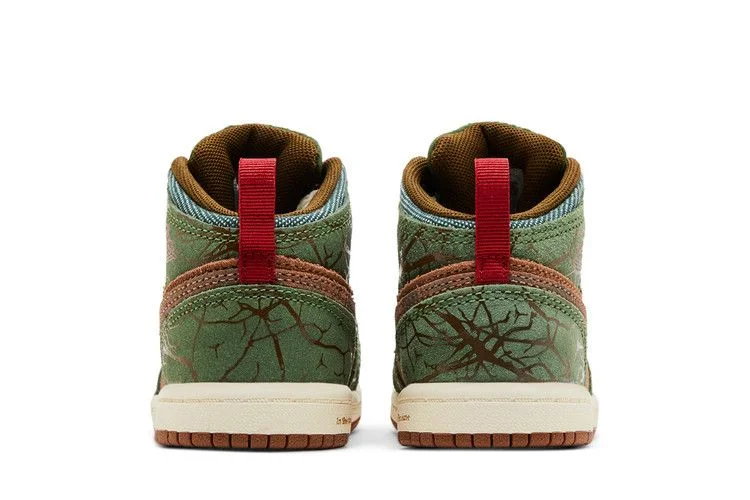 Кроссовки Air Jordan 1 Mid TD 'Treeline'