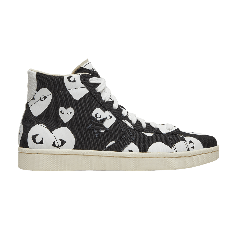 Кроссовки Comme des Garçons x Converse Pro Leather 'Black White'