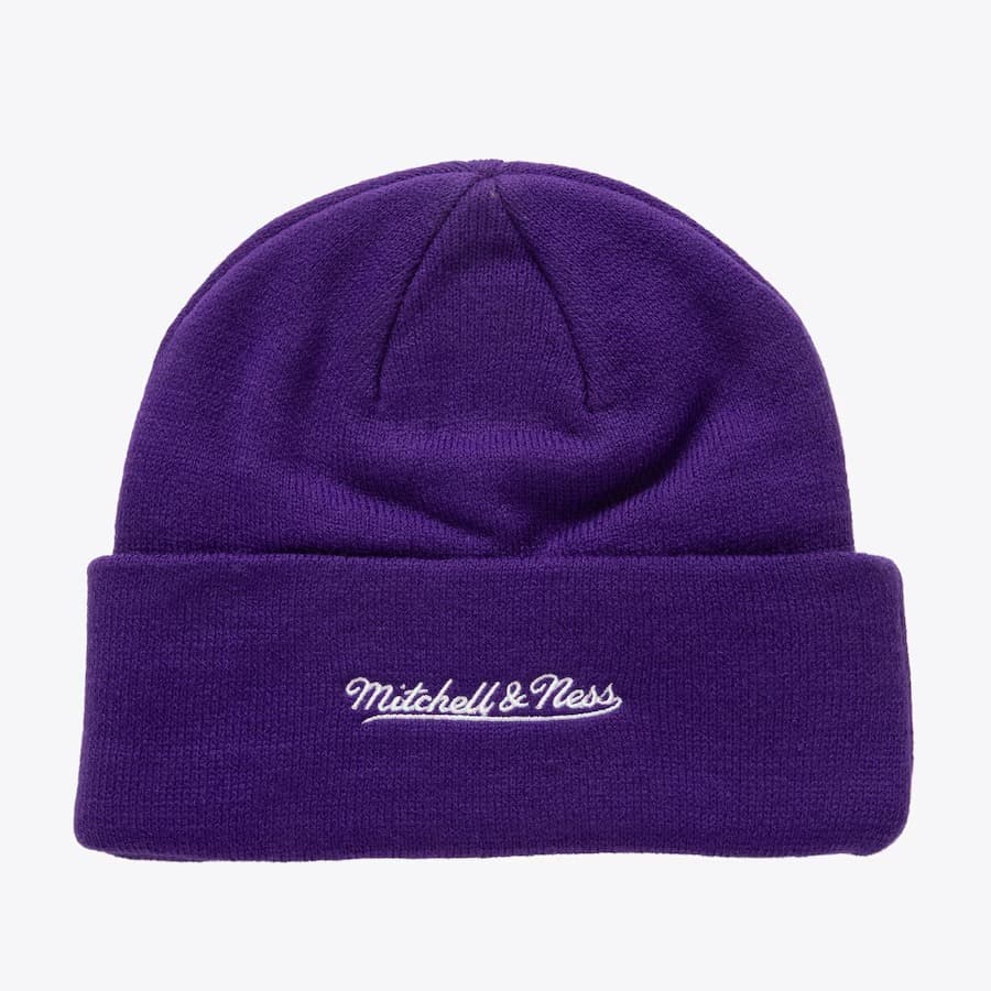 Mitchell-Ness-Purple-Los-Angeles-Lakers-Hardwood-Classics-K.O.-Knit-Vintage-Cuffed-Hat-1