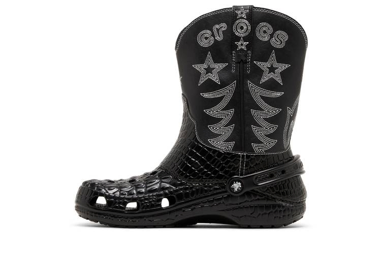 Кроссовки Crocs Classic Cowboy Boot 'Black'