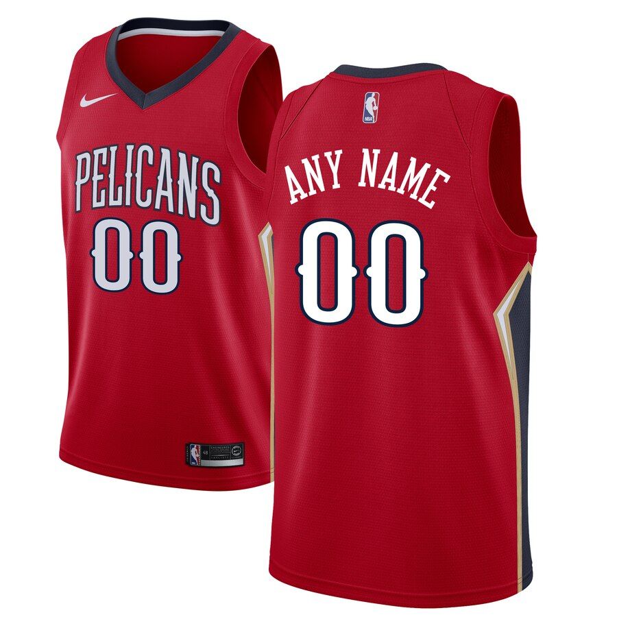 Баскетбольная джерси 2019-20 New Orleans Pelicans Custom Swingman Red Statement Edition