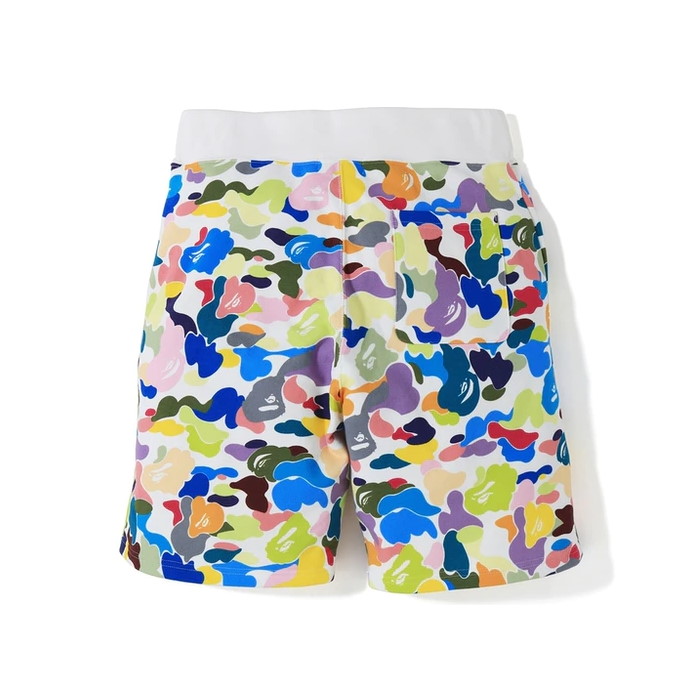 Спортивные шорты BAPE Multi Camo Sweat Shorts White