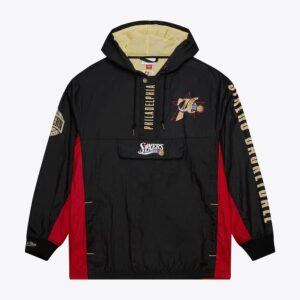 Mitchell-Ness-Black-Philadelphia-76ers-Team-OG-2.0-Vintage-Logo-Anorak-Quarter-Zip-Hoodie-Windbreaker-Jacket-300x300