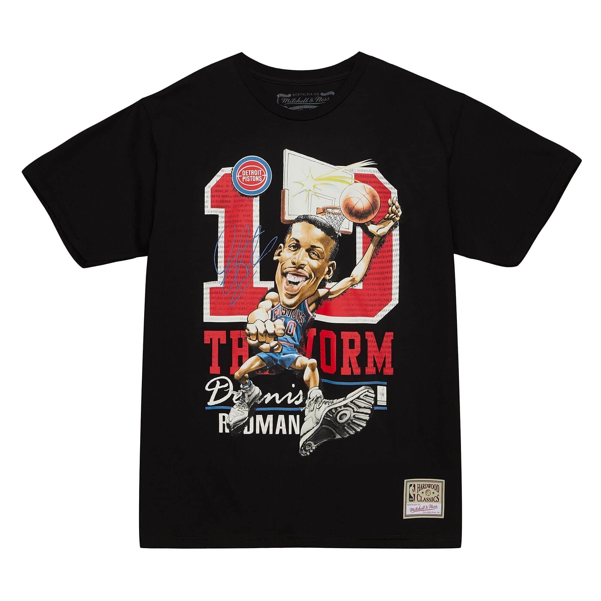 Футболка Mitchell & Ness HWC Caricatures Detroit Pistons Dennis Rodman T-Shirt