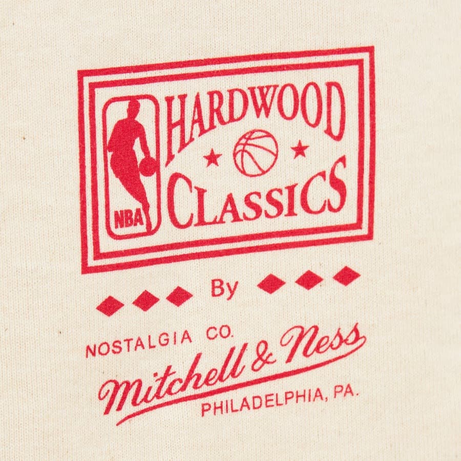 Футболка Mitchell & Ness Natural Miami Heat Hardwood Classics Crown Jewels T-Shirt
