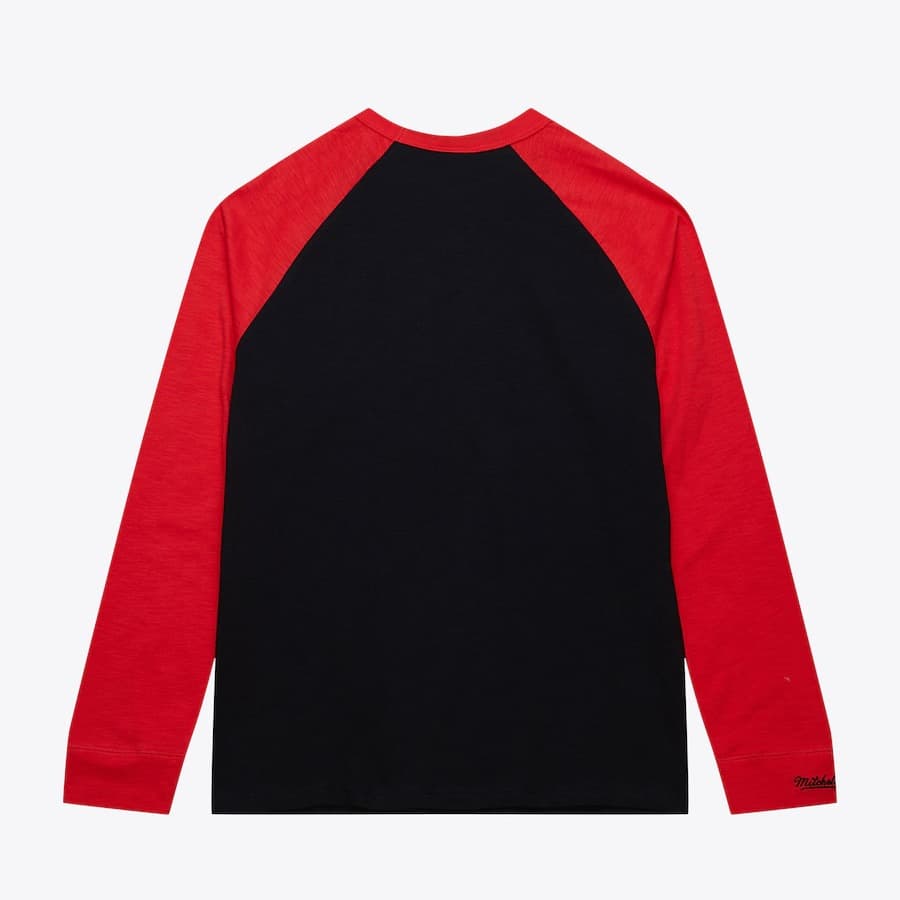 Лонгслив Mitchell & Ness Black Carolina Hurricanes Legendary Slub Long Sleeve T-Shirt