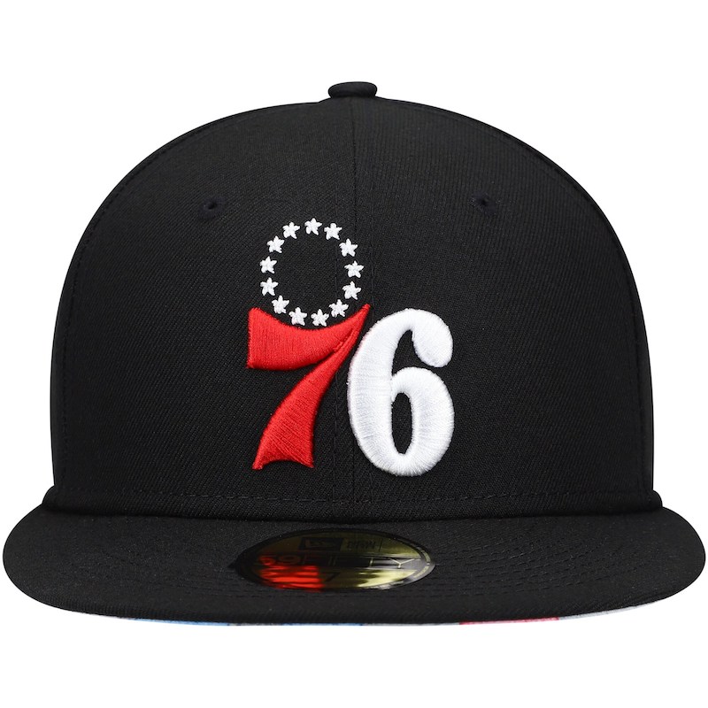 Mens-New-Era-Black-Philadelphia-76ers-Team-Wordmark-59FIFTY-Fitted-Hat-4
