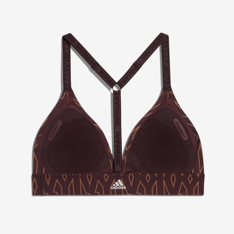 Спортивный топ adidas Ivy Park Low-Support Triangle Bra Wild Brown/Night Red