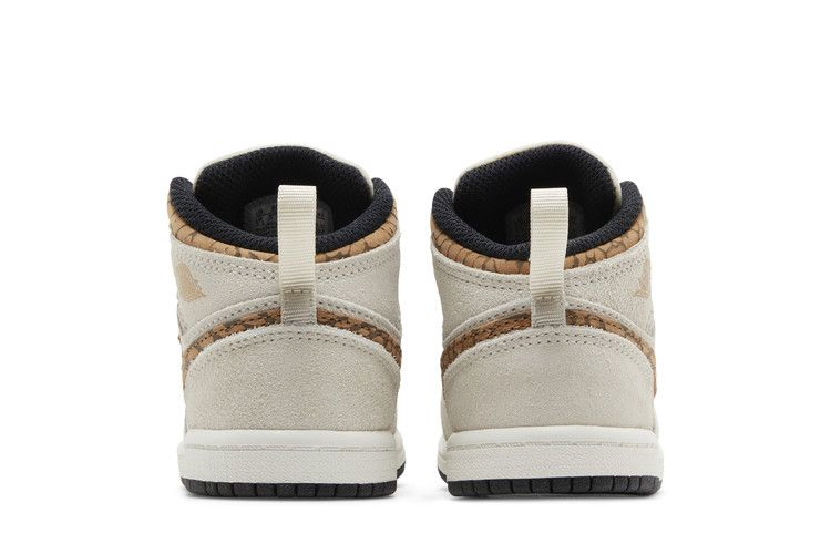 Кроссовки Air Jordan 1 Mid SE TD 'Brown Elephant'