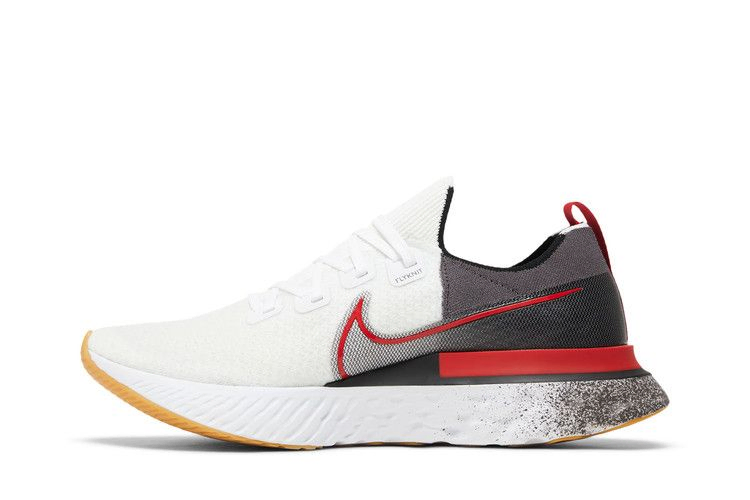Кроссовки Nike React Infinity Run Flyknit 'White University Red'
