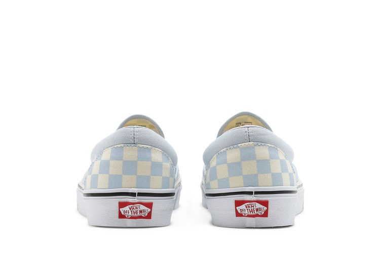 Кроссовки Vans Classic Slip-On 'Checkerboard - Ballad Blue'