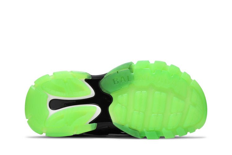 Сандалии Balenciaga Track Sandal 'Clearsole - Black Fluo Green'
