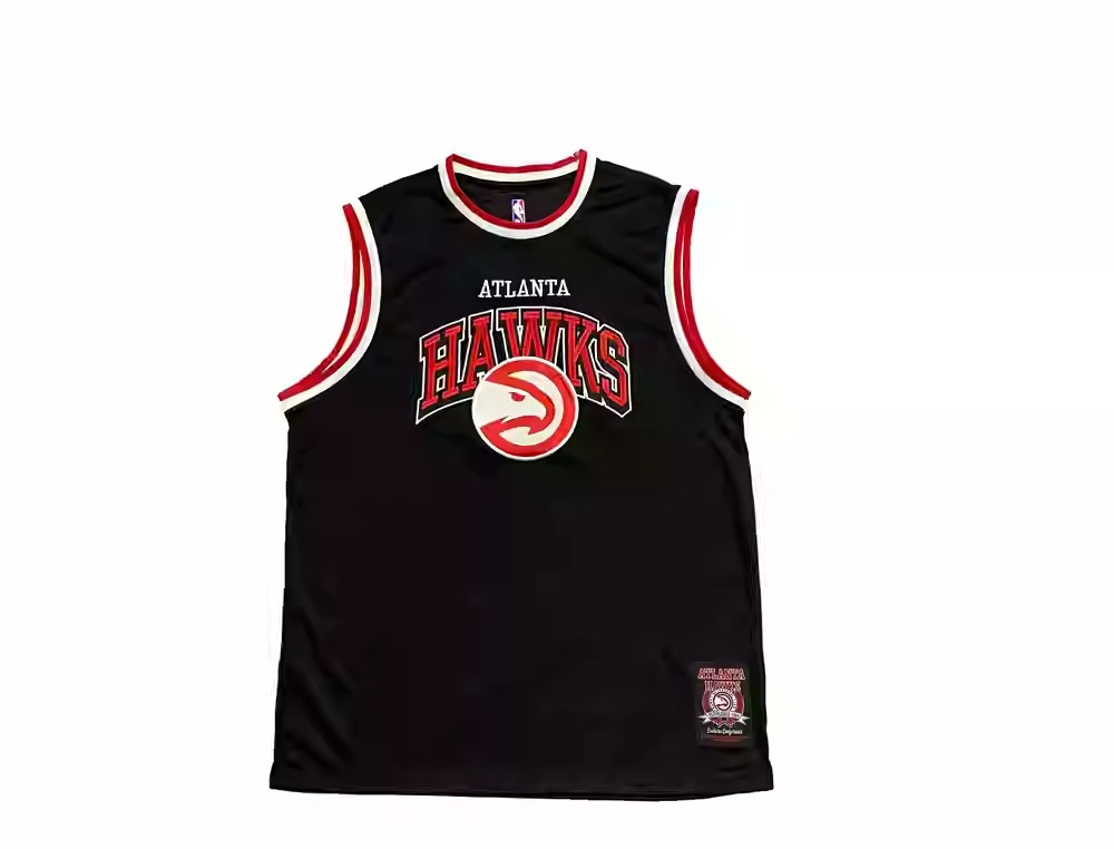 Баскетбольная джерси Buck Up Atlanta Hawks Black Jersey
