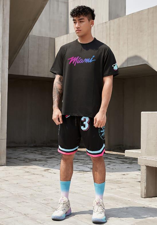 Футболка Ehot Miami Neon Gradient Black T-Shirt