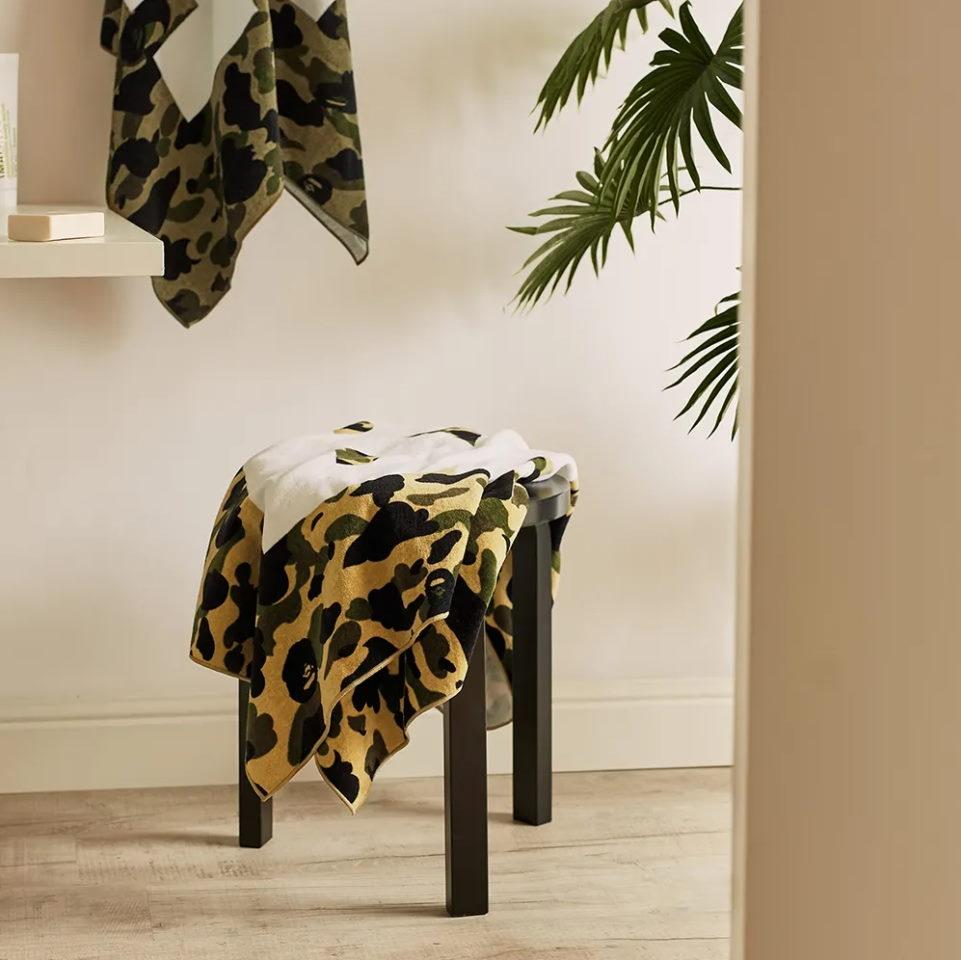BAPE-1st-Camo-Beach-Towel-Yellow-2