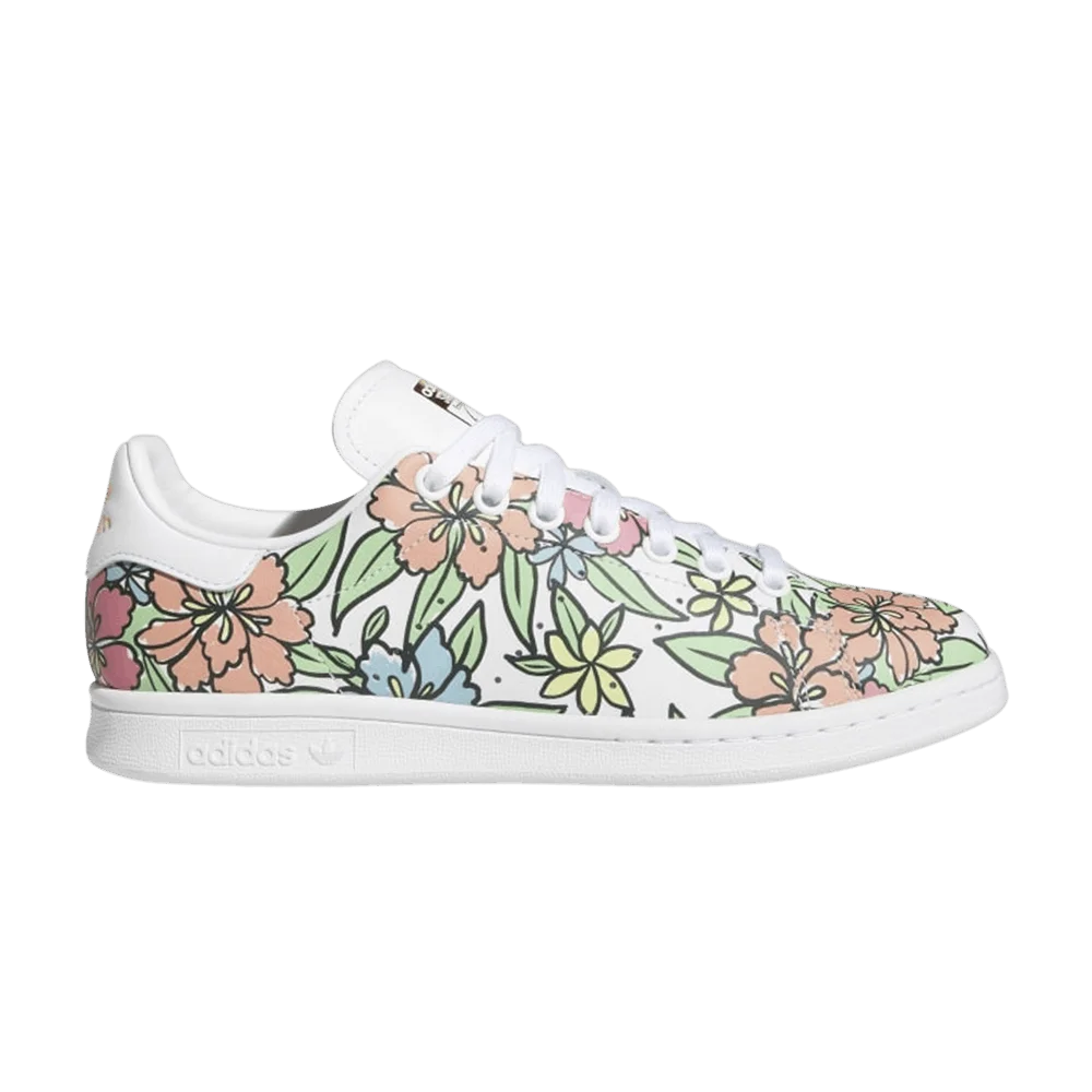 Krossovki-Adidas-Wmns-Stan-Smith-All-Over-Floral-Print