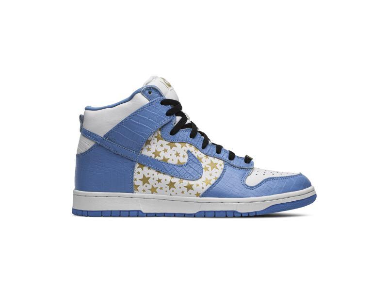 Кроссовки Supreme x Nike Dunk High Pro SB Blue