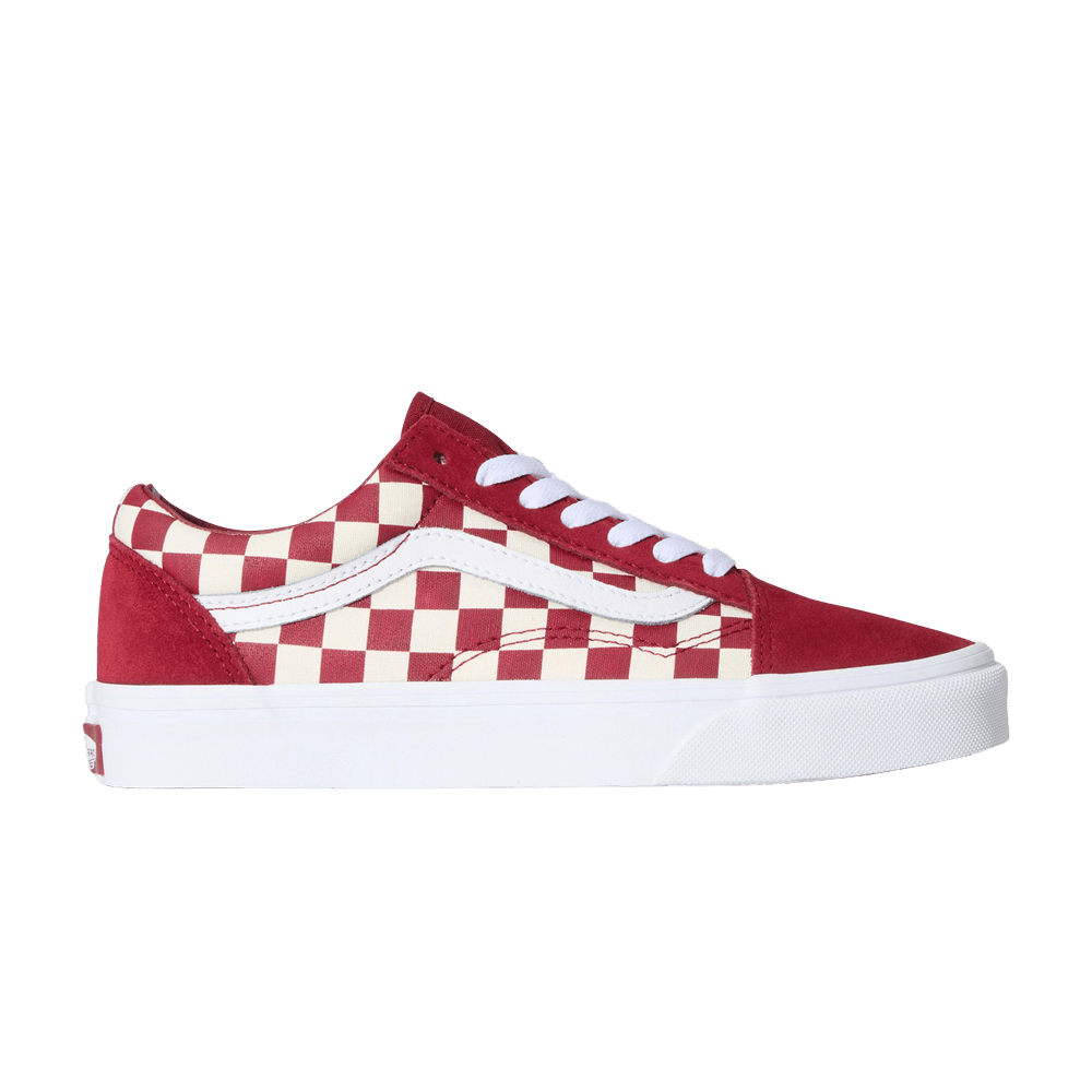 Кроссовки Vans Old Skool 'Checkerboard - Red'