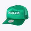 Mitchell-Ness-Midnight-Green-Philadelphia-Eagles-Satin-Snapback-Trucker-Hat-100x100