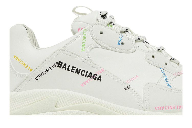 Кроссовки Balenciaga Triple S Sneaker 'Allover Logo - White Multi'