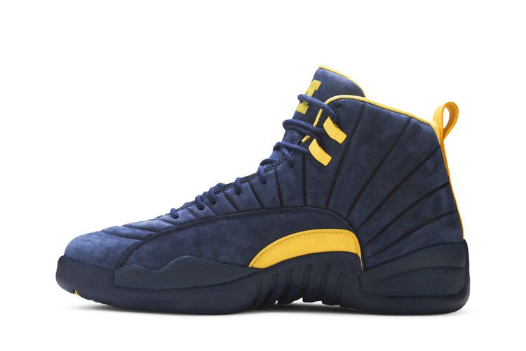 Кроссовки PSNY x Air Jordan 12 Retro 'Michigan Wolverines' PE