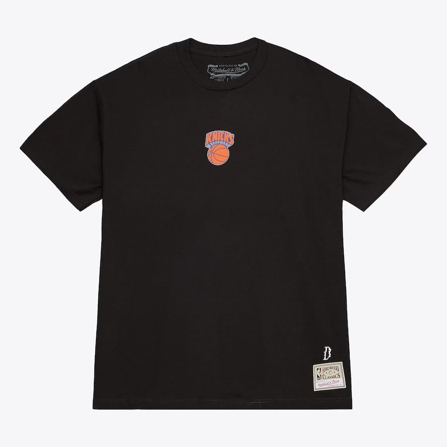 Футболка Mitchell & Ness Black New York Knicks x Suga Glitch T-Shirt