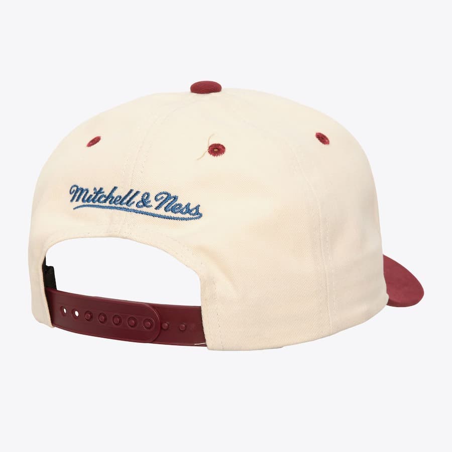 Mitchell-Ness-Cream-Colorado-Avalanche-Horizon-Pro-Crown-Snapback-Hat-1