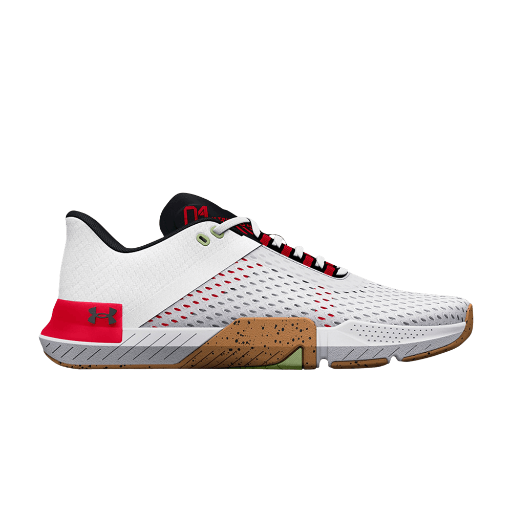 Кроссовки Under Armour TriBase Reign 4 'White Radio Red'