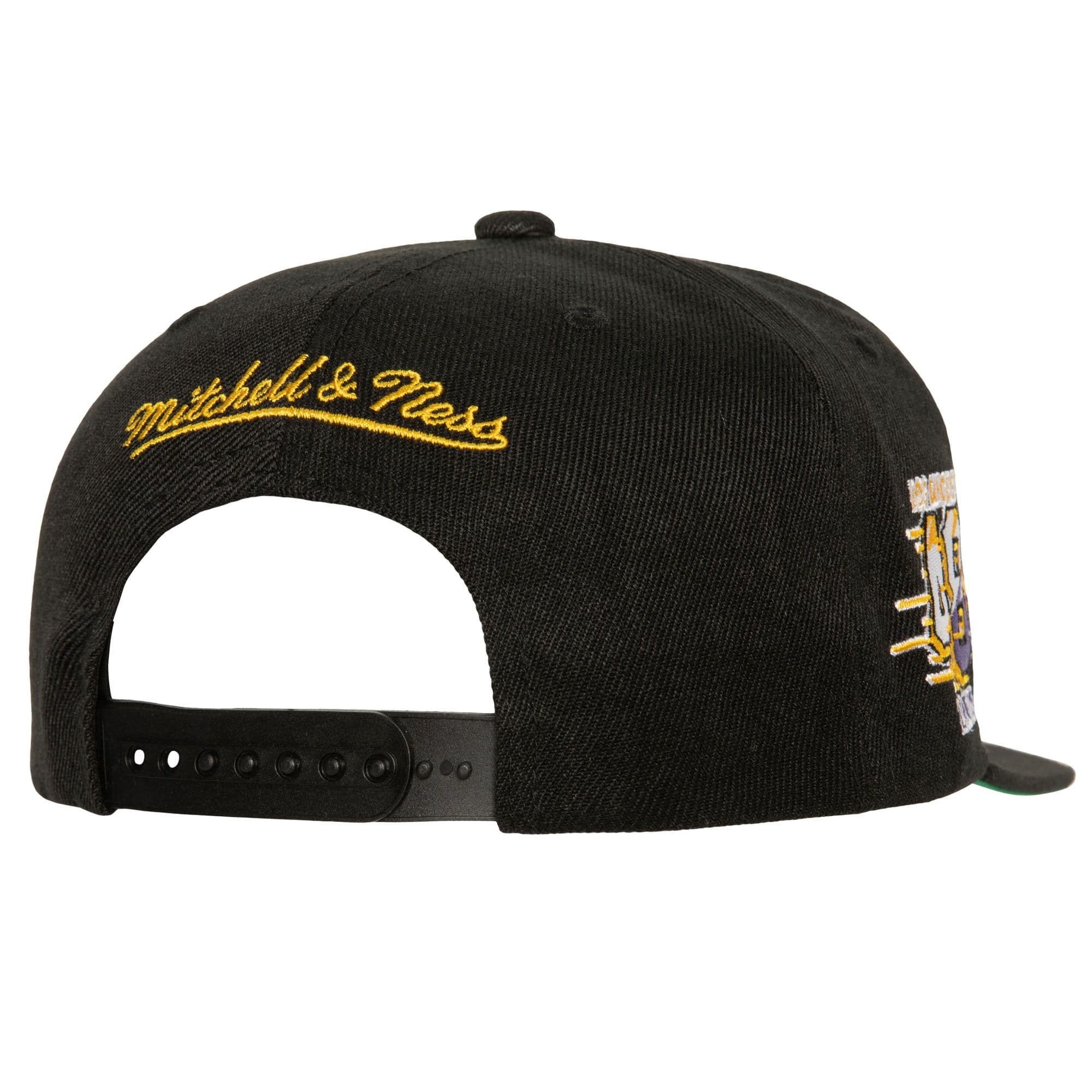 Бейсболка Mitchell & Ness Side Jam Snapback Los Angeles Lakers Hat