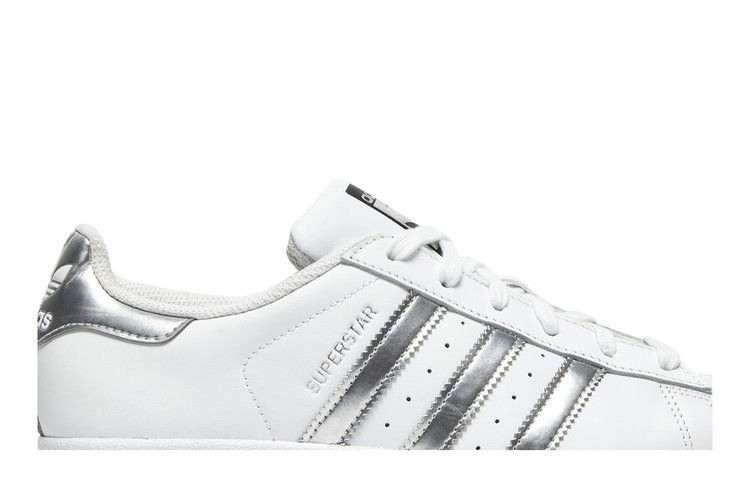 Кроссовки Adidas Wmns Superstar 'White Silver Metallic'