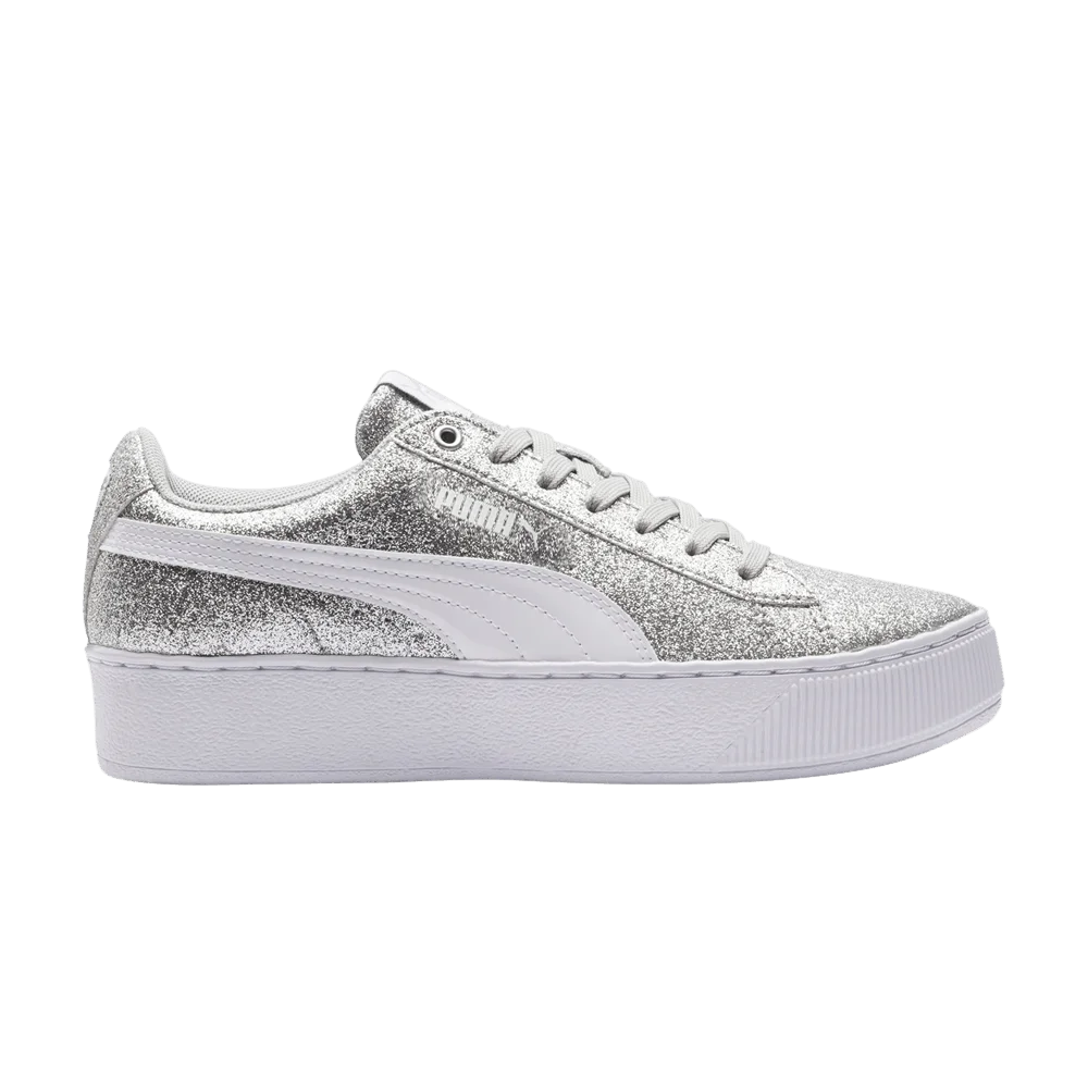 Krossovki-Puma-Vikky-Platform-Jr-Glitz-Silver