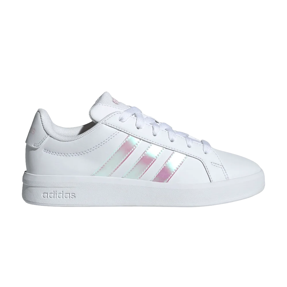 Krossovki-adidas-Grand-Court-3.0-J-Cloud-White-Iridescent