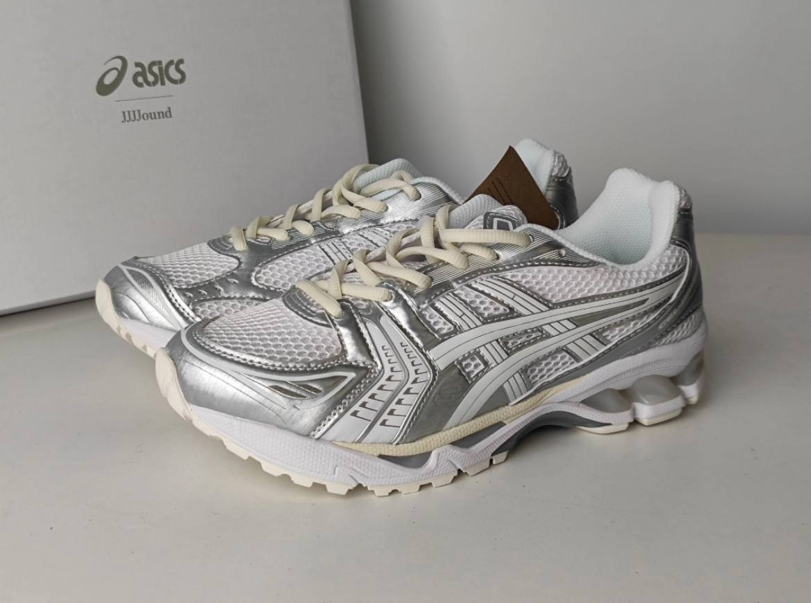 Кроссовки JJJJound x Asics Gel Kayano 14 Silver White