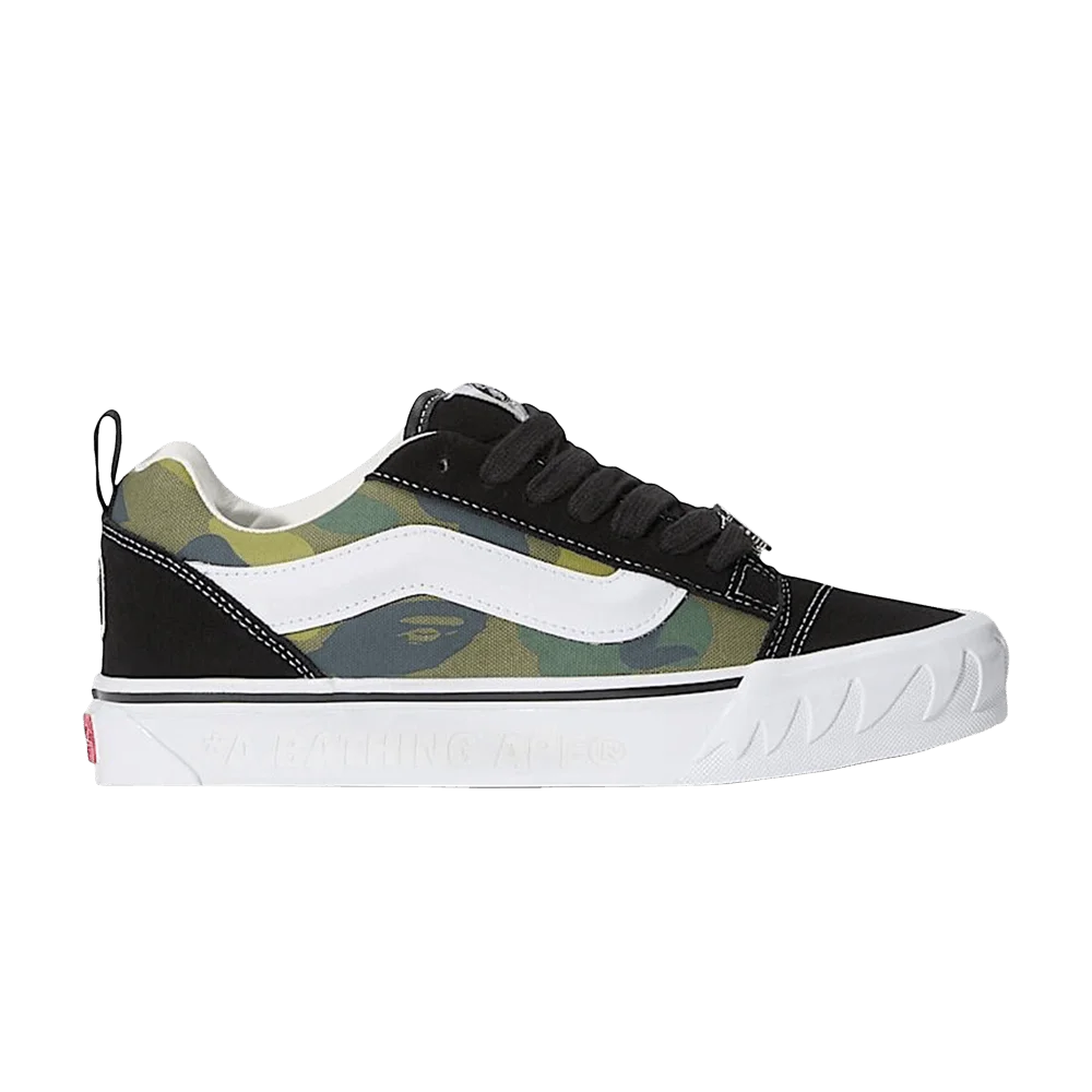 Кроссовки BAPE x Vans Premium Knu Skool 'Camo Green'