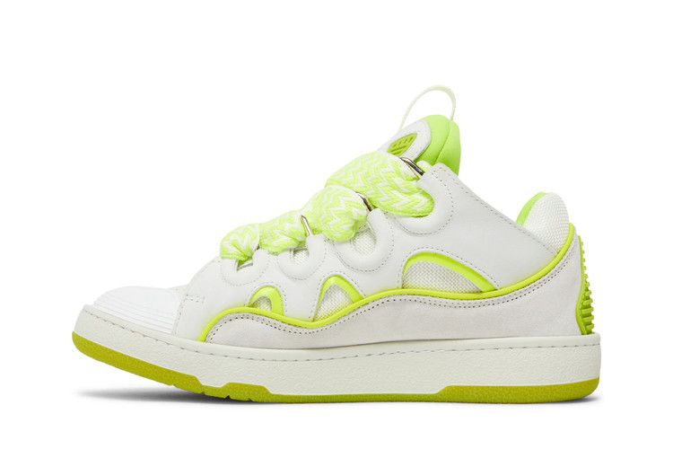 Кроссовки Lanvin Wmns Curb Sneakers 'White Fluo Yellow'