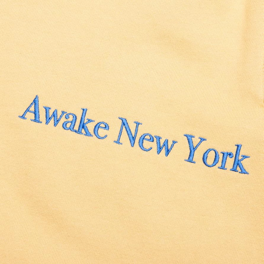 Спортивные штаны Awake Classic Outline Logo Paneled Embroidered Sweatpant Mustard